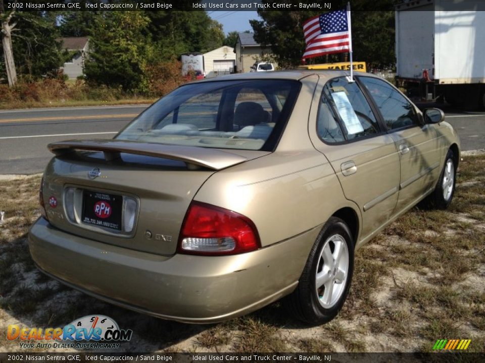 2002 Nissan Sentra GXE Iced Cappuccino / Sand Beige Photo #12