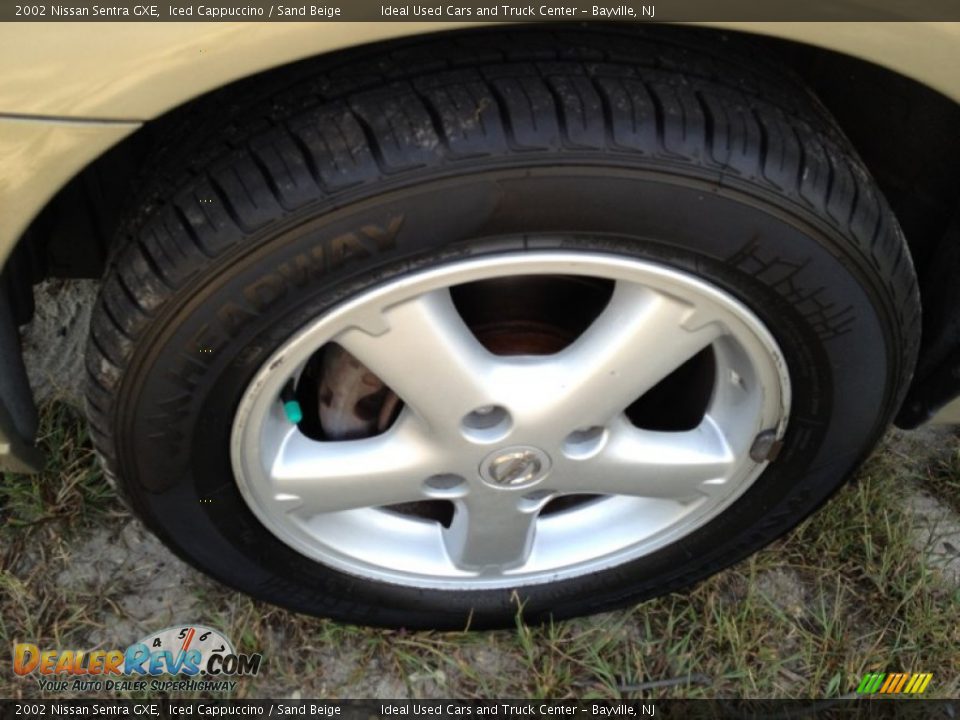 2002 Nissan Sentra GXE Iced Cappuccino / Sand Beige Photo #16