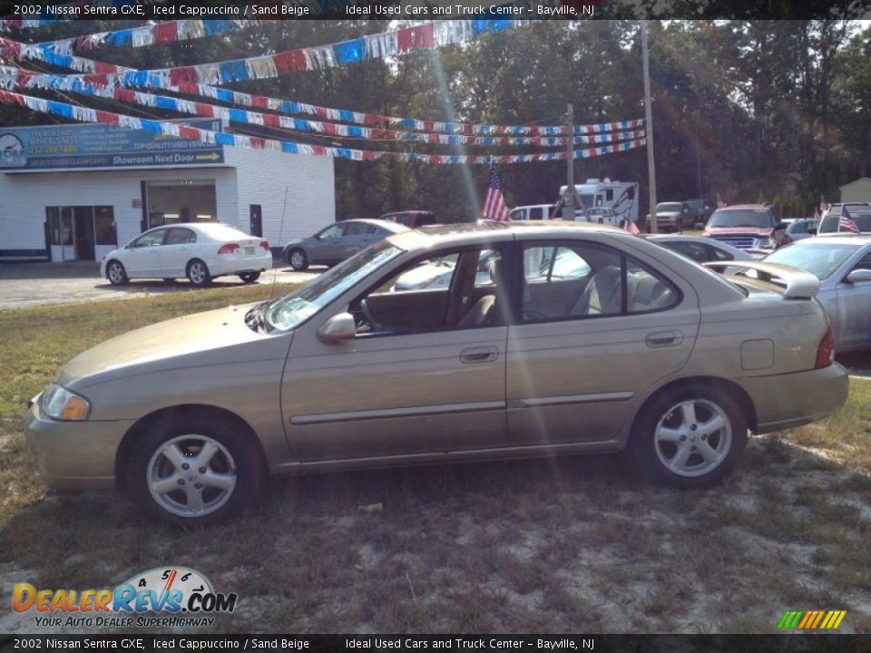 2002 Nissan Sentra GXE Iced Cappuccino / Sand Beige Photo #17