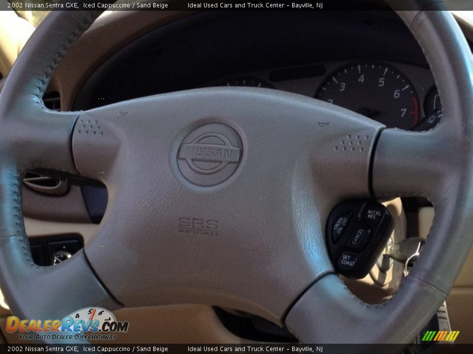 2002 Nissan Sentra GXE Iced Cappuccino / Sand Beige Photo #24