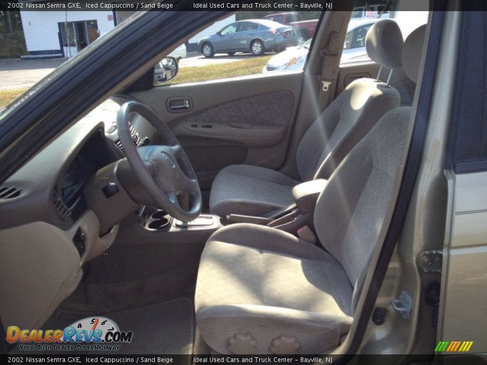 2002 Nissan Sentra GXE Iced Cappuccino / Sand Beige Photo #25