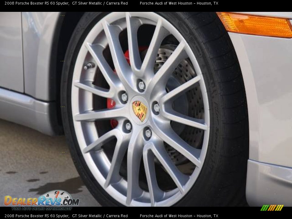 2008 Porsche Boxster RS 60 Spyder GT Silver Metallic / Carrera Red Photo #20