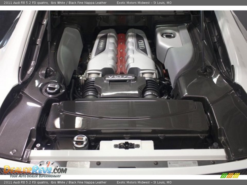 2011 Audi R8 5.2 FSI quattro 5.2 Liter FSI DOHC 40-Valve VVT V10 Engine Photo #11