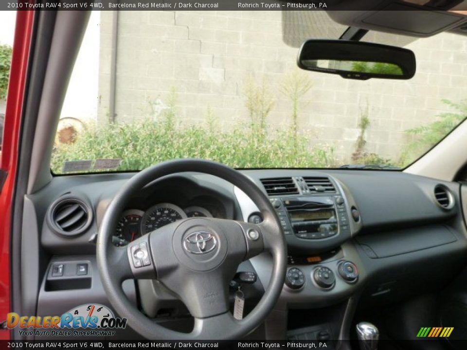 2010 Toyota RAV4 Sport V6 4WD Barcelona Red Metallic / Dark Charcoal Photo #6