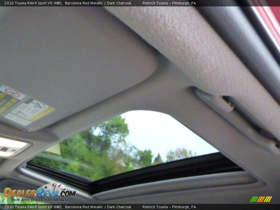 2010 Toyota RAV4 Sport V6 4WD Barcelona Red Metallic / Dark Charcoal Photo #7