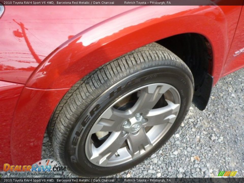 2010 Toyota RAV4 Sport V6 4WD Barcelona Red Metallic / Dark Charcoal Photo #8