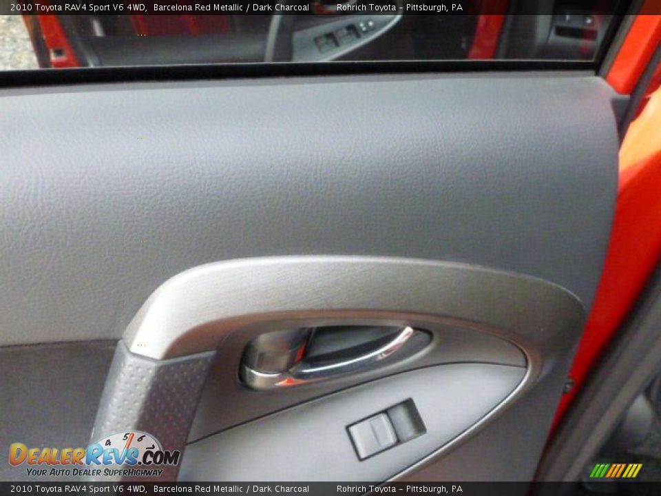 2010 Toyota RAV4 Sport V6 4WD Barcelona Red Metallic / Dark Charcoal Photo #13