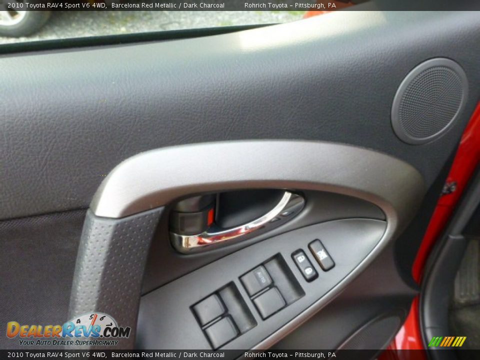 2010 Toyota RAV4 Sport V6 4WD Barcelona Red Metallic / Dark Charcoal Photo #14