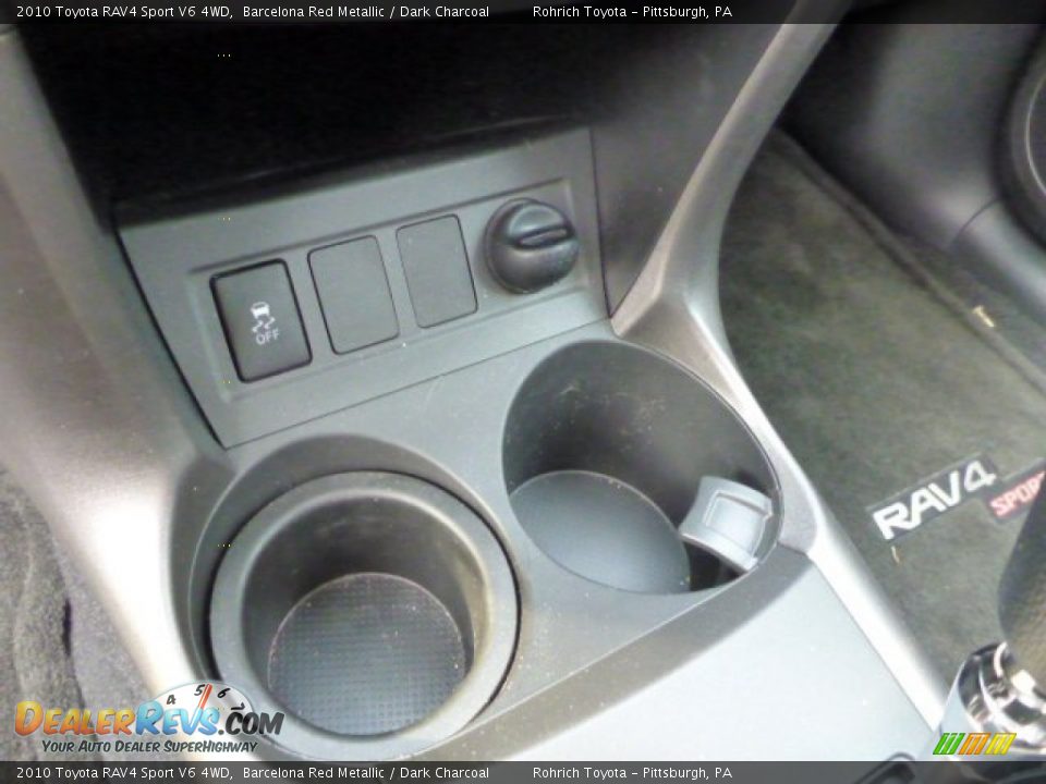 2010 Toyota RAV4 Sport V6 4WD Barcelona Red Metallic / Dark Charcoal Photo #17