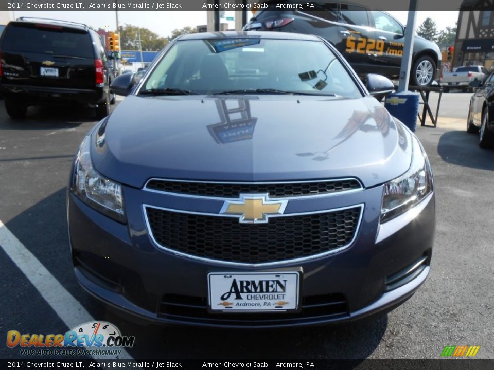2014 Chevrolet Cruze LT Atlantis Blue Metallic / Jet Black Photo #2