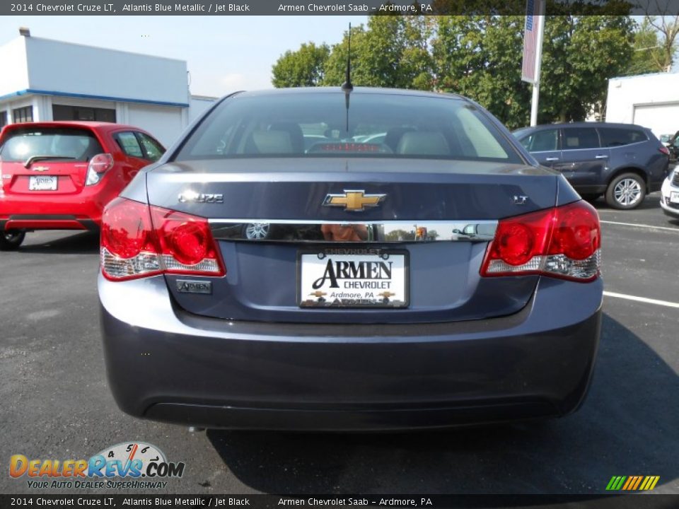 2014 Chevrolet Cruze LT Atlantis Blue Metallic / Jet Black Photo #6