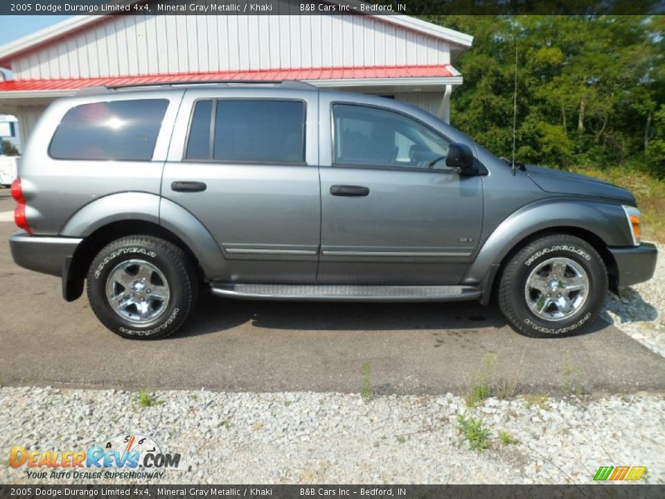 2005 Dodge Durango Limited 4x4 Mineral Gray Metallic / Khaki Photo #2