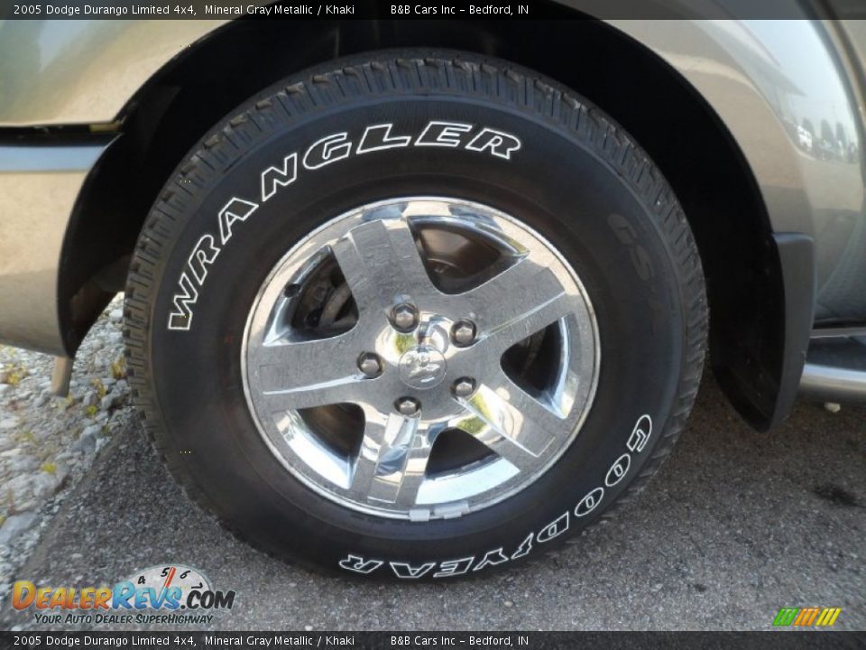 2005 Dodge Durango Limited 4x4 Mineral Gray Metallic / Khaki Photo #9