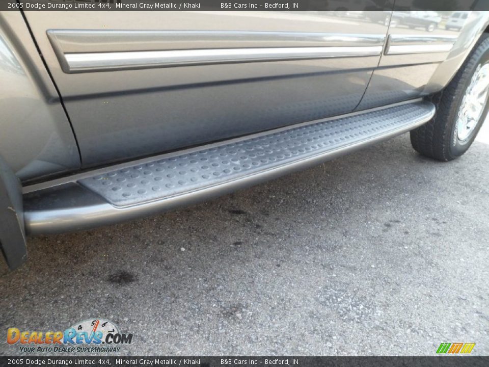 2005 Dodge Durango Limited 4x4 Mineral Gray Metallic / Khaki Photo #11