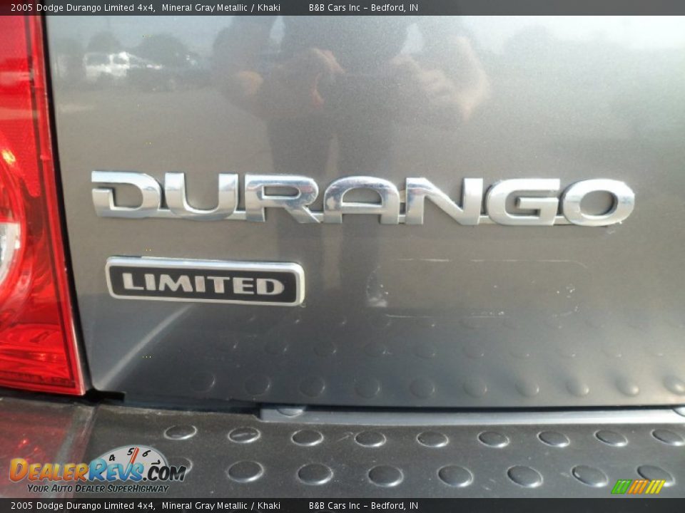 2005 Dodge Durango Limited 4x4 Mineral Gray Metallic / Khaki Photo #12