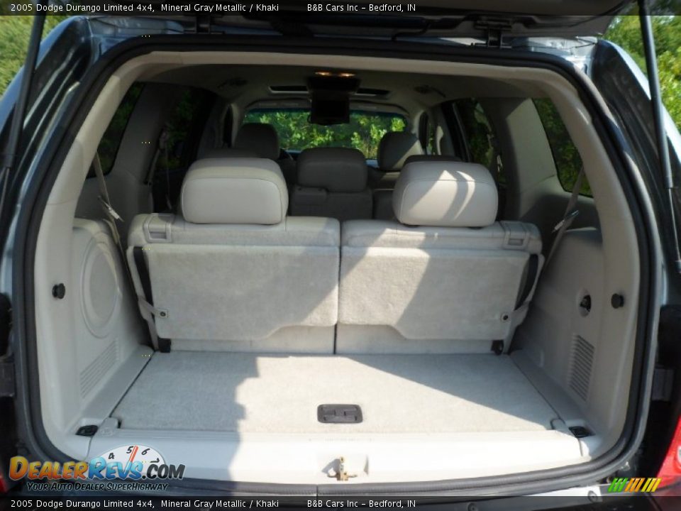2005 Dodge Durango Limited 4x4 Mineral Gray Metallic / Khaki Photo #14