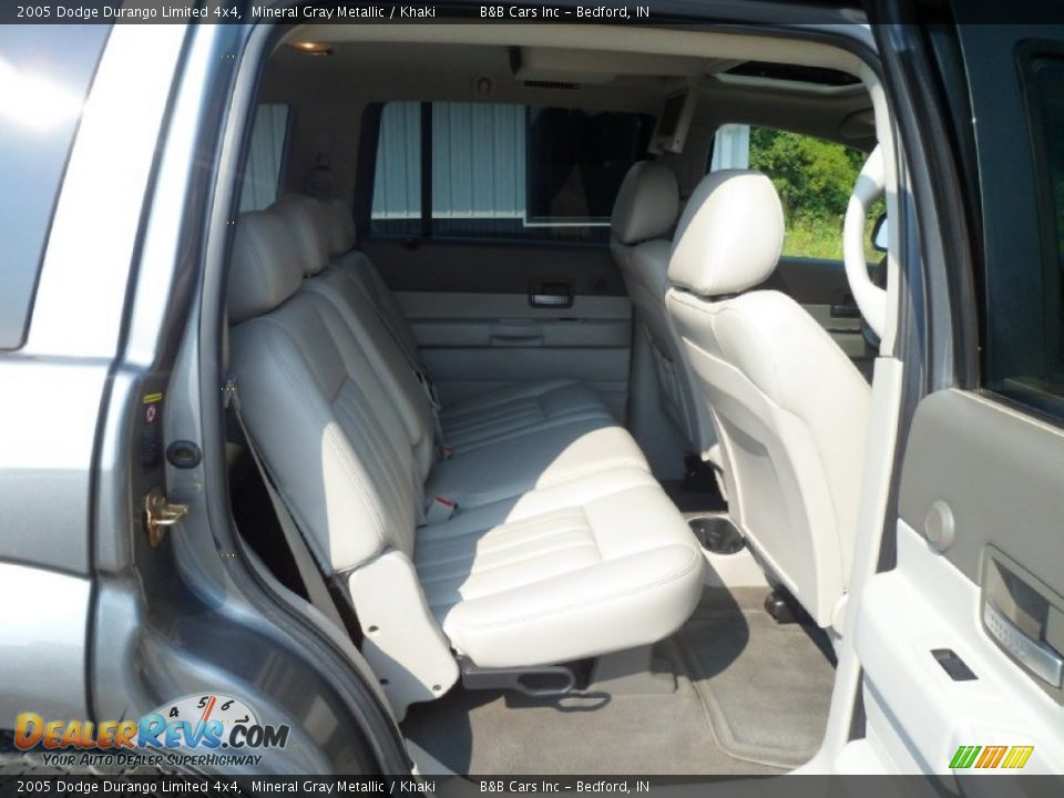 2005 Dodge Durango Limited 4x4 Mineral Gray Metallic / Khaki Photo #16