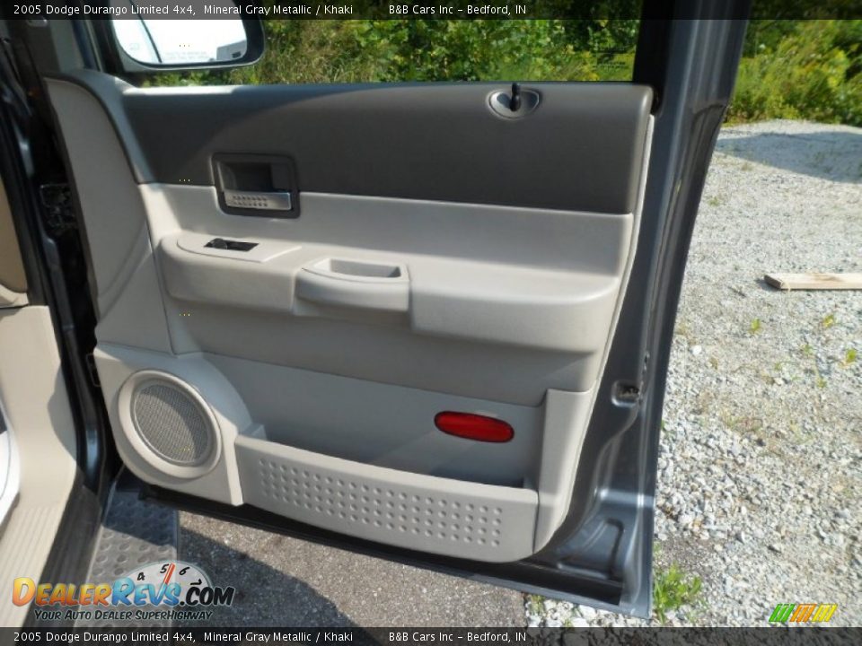 2005 Dodge Durango Limited 4x4 Mineral Gray Metallic / Khaki Photo #20