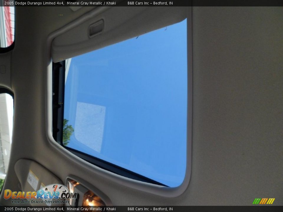 2005 Dodge Durango Limited 4x4 Mineral Gray Metallic / Khaki Photo #23