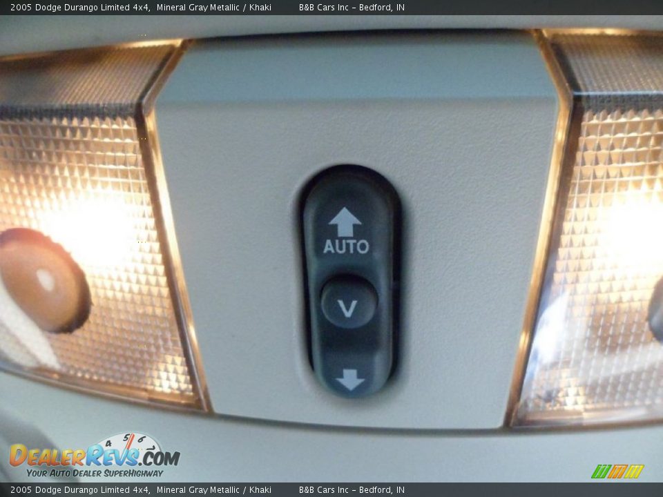 2005 Dodge Durango Limited 4x4 Mineral Gray Metallic / Khaki Photo #24