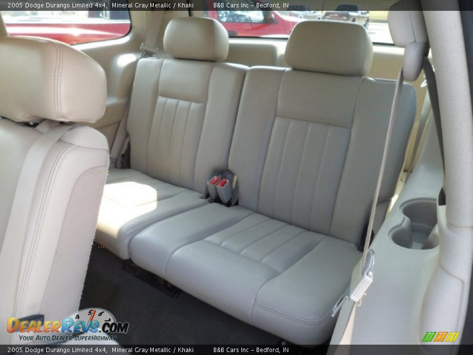 2005 Dodge Durango Limited 4x4 Mineral Gray Metallic / Khaki Photo #27