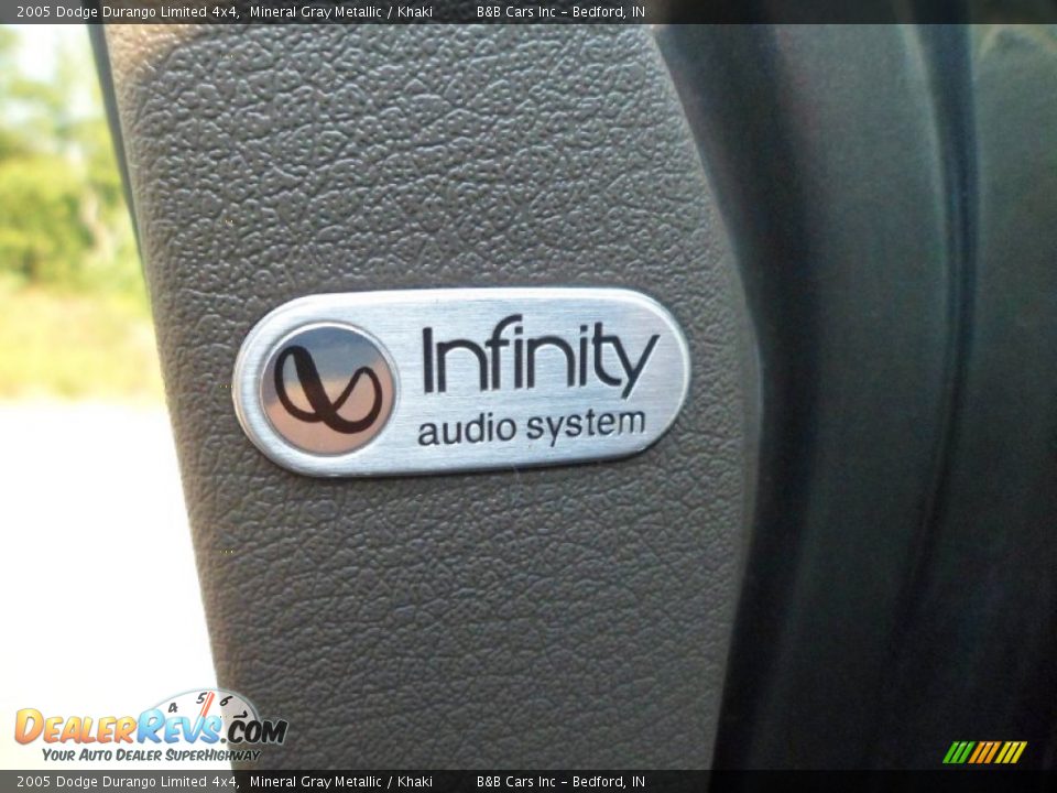 2005 Dodge Durango Limited 4x4 Mineral Gray Metallic / Khaki Photo #29