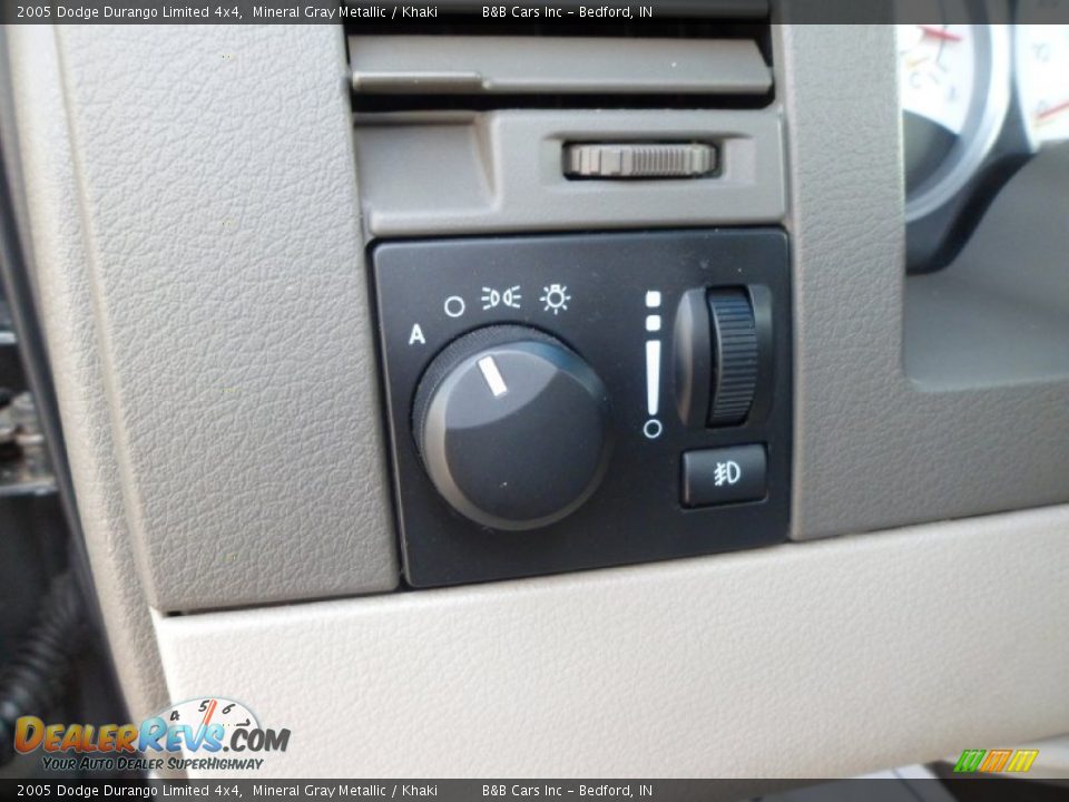 2005 Dodge Durango Limited 4x4 Mineral Gray Metallic / Khaki Photo #30
