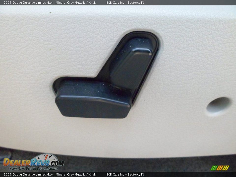 2005 Dodge Durango Limited 4x4 Mineral Gray Metallic / Khaki Photo #32