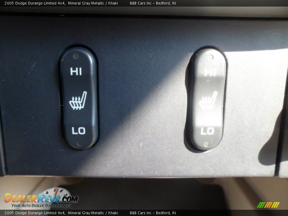 2005 Dodge Durango Limited 4x4 Mineral Gray Metallic / Khaki Photo #36