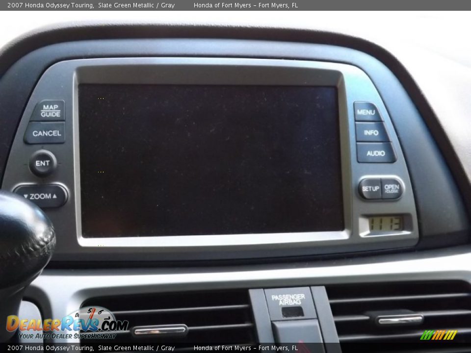 2007 Honda Odyssey Touring Slate Green Metallic / Gray Photo #17