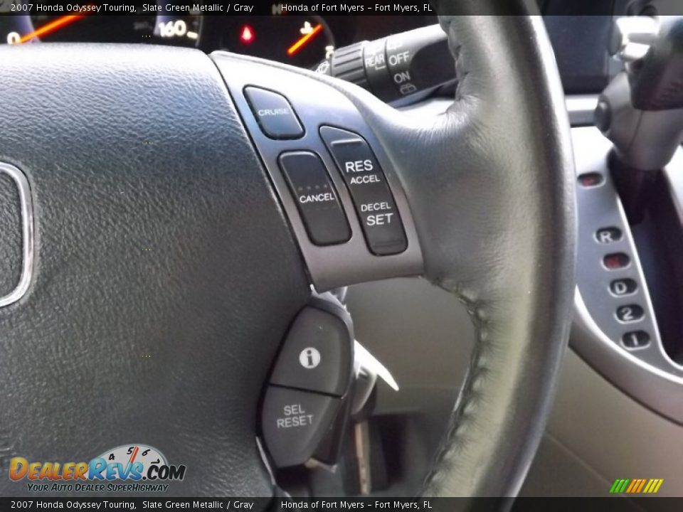 2007 Honda Odyssey Touring Slate Green Metallic / Gray Photo #22