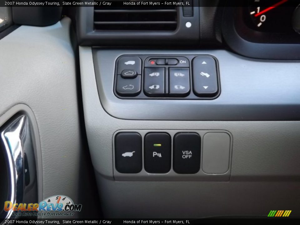 2007 Honda Odyssey Touring Slate Green Metallic / Gray Photo #23