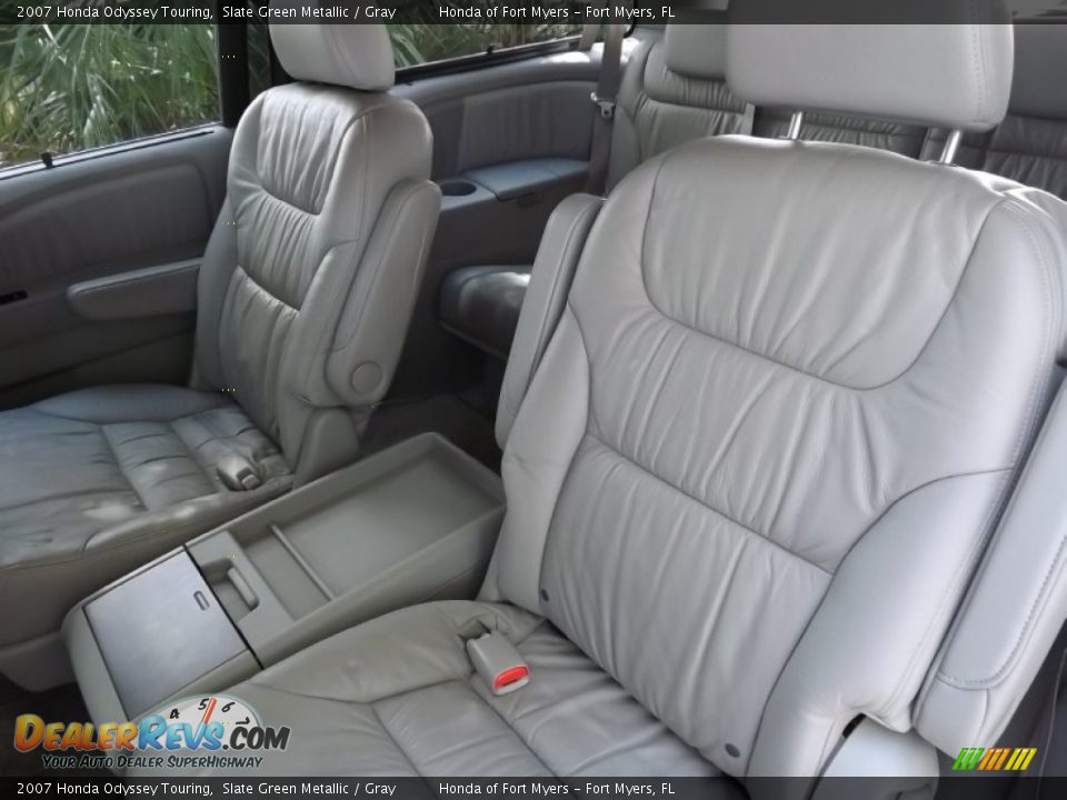 2007 Honda Odyssey Touring Slate Green Metallic / Gray Photo #25