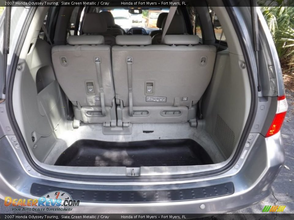 2007 Honda Odyssey Touring Slate Green Metallic / Gray Photo #26