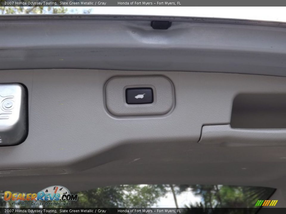 2007 Honda Odyssey Touring Slate Green Metallic / Gray Photo #27