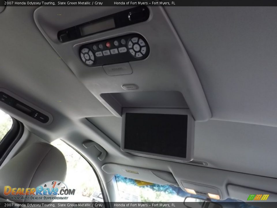 2007 Honda Odyssey Touring Slate Green Metallic / Gray Photo #30