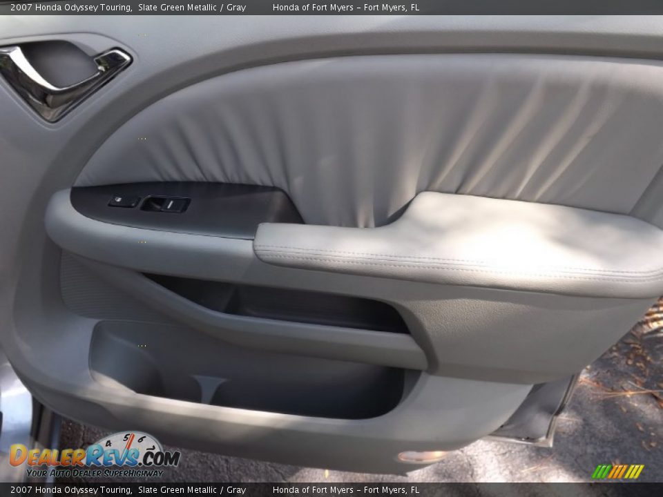 2007 Honda Odyssey Touring Slate Green Metallic / Gray Photo #31