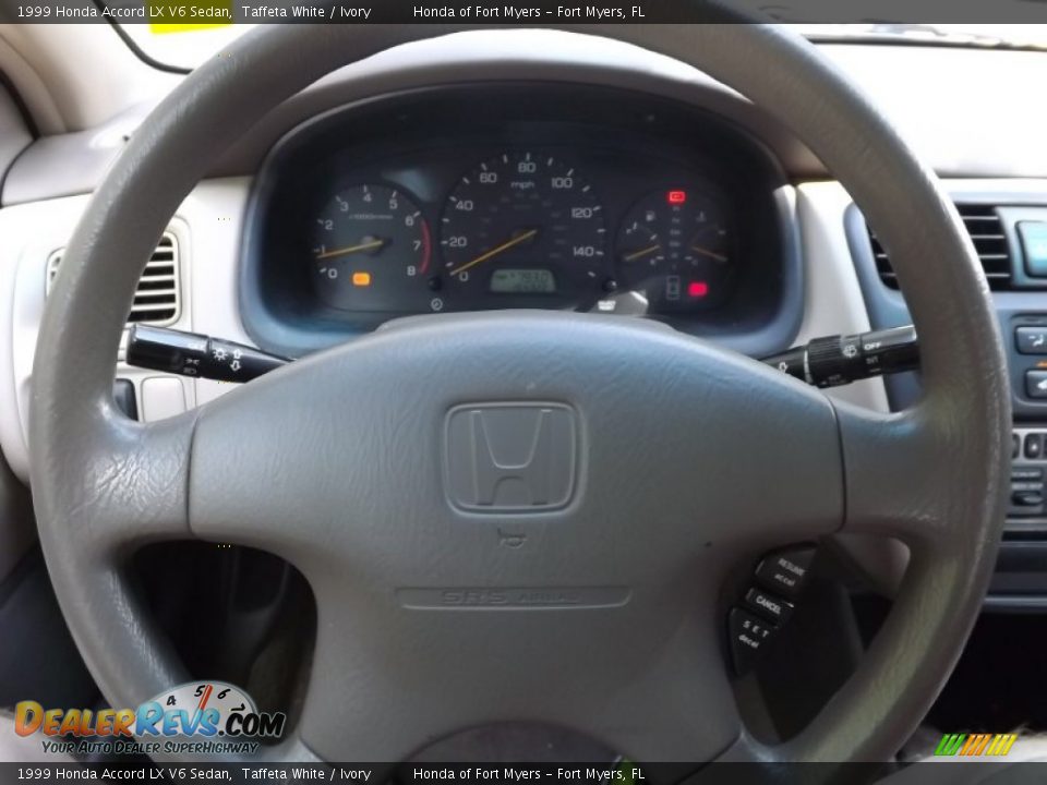 1999 Honda Accord LX V6 Sedan Steering Wheel Photo #18