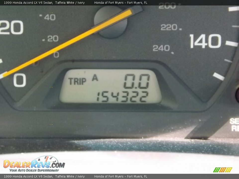 1999 Honda Accord LX V6 Sedan Taffeta White / Ivory Photo #19