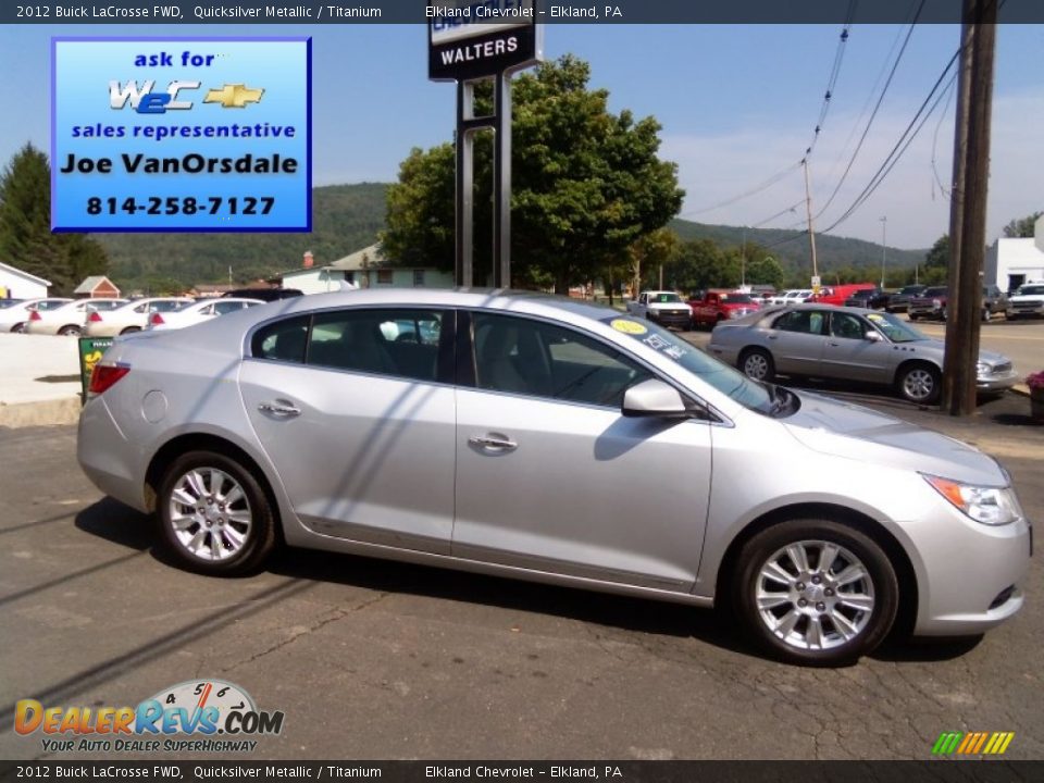 2012 Buick LaCrosse FWD Quicksilver Metallic / Titanium Photo #1