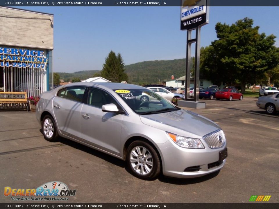 2012 Buick LaCrosse FWD Quicksilver Metallic / Titanium Photo #2