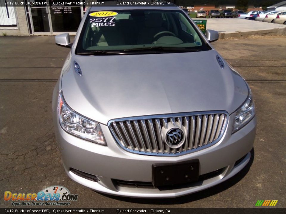 2012 Buick LaCrosse FWD Quicksilver Metallic / Titanium Photo #3