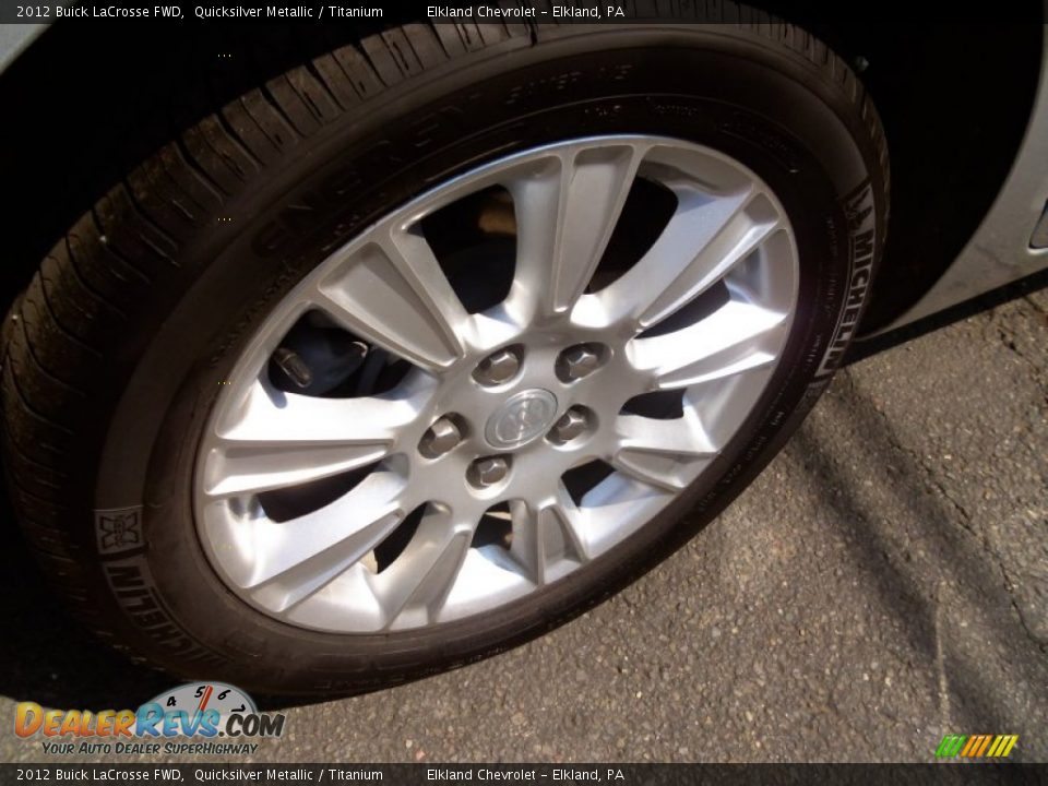 2012 Buick LaCrosse FWD Quicksilver Metallic / Titanium Photo #9