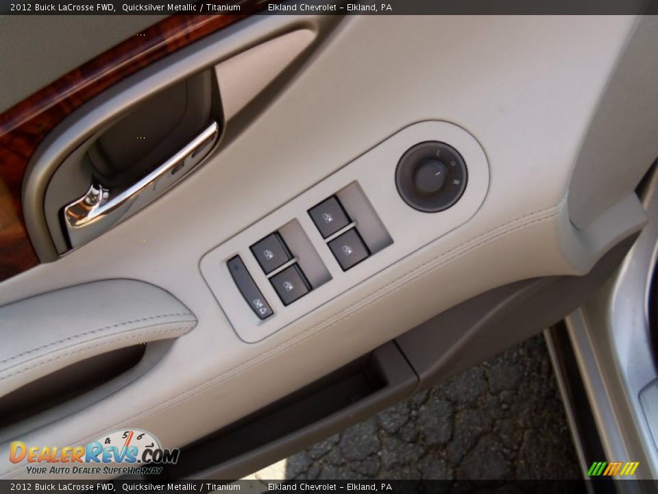 2012 Buick LaCrosse FWD Quicksilver Metallic / Titanium Photo #12