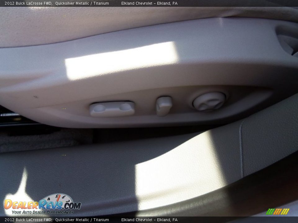 2012 Buick LaCrosse FWD Quicksilver Metallic / Titanium Photo #13