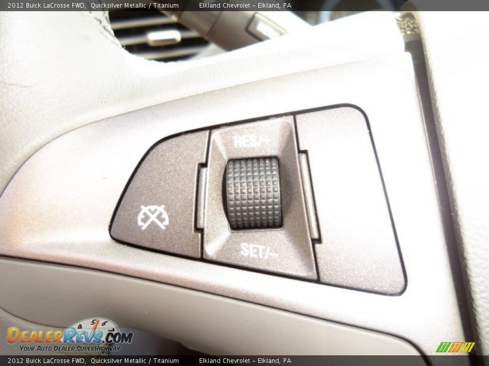 2012 Buick LaCrosse FWD Quicksilver Metallic / Titanium Photo #14