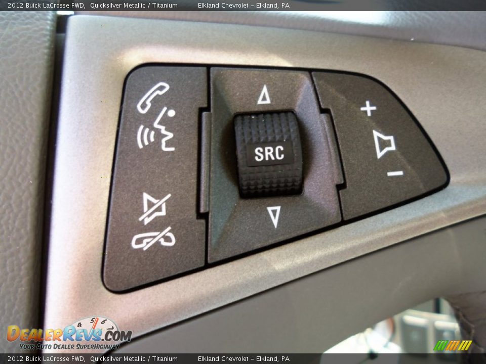 2012 Buick LaCrosse FWD Quicksilver Metallic / Titanium Photo #15