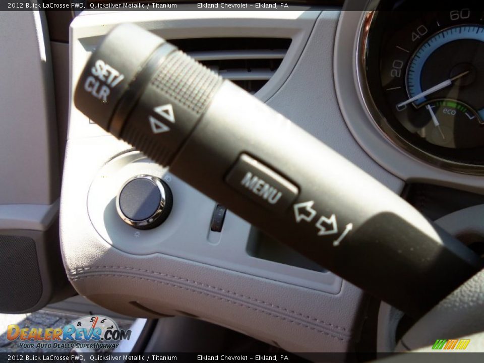 2012 Buick LaCrosse FWD Quicksilver Metallic / Titanium Photo #16