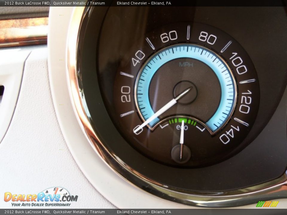 2012 Buick LaCrosse FWD Quicksilver Metallic / Titanium Photo #17