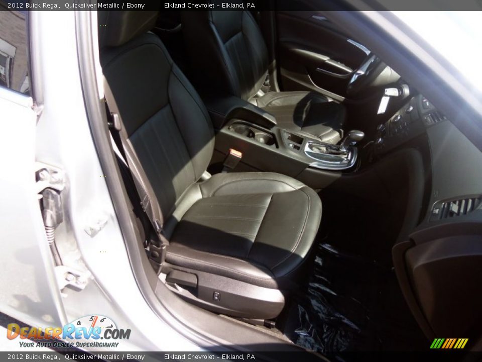 2012 Buick Regal Quicksilver Metallic / Ebony Photo #12